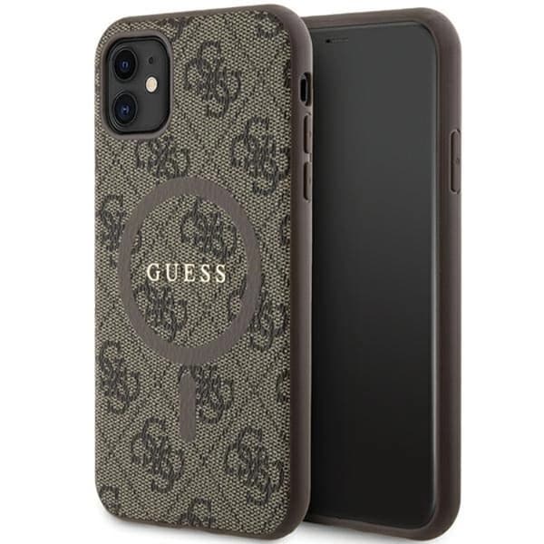 Guess Mobilskal till iPhone 11/XR Magsafe Collection - Brun Brun