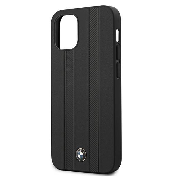 BMW Signature Tire Marks Cover iPhone 12 Mini - musta