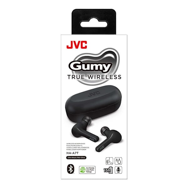 JVC In-Ear True Wireless Gumy HA-A7T Black -kuulokkeet Black