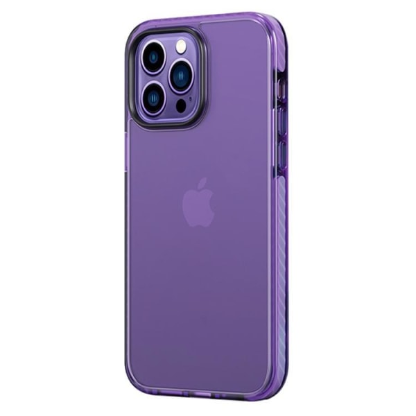 ROCK iPhone 14 Plus -kotelo, kaksikerroksinen - violetti