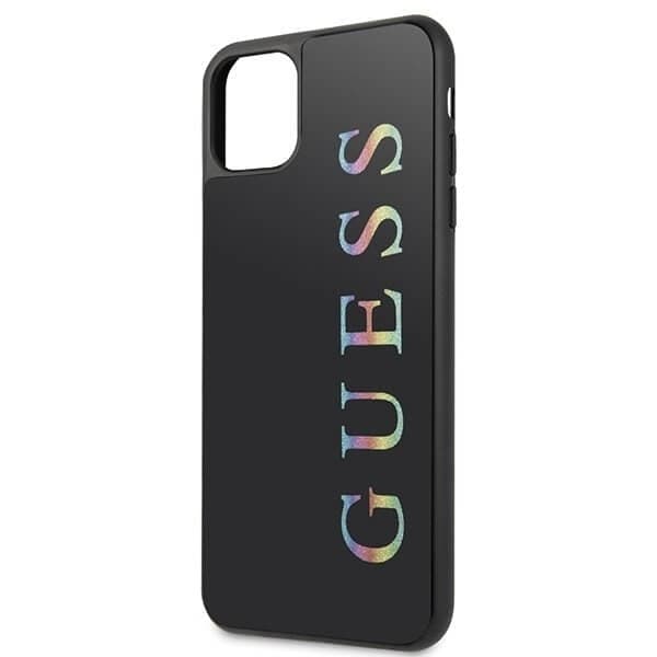 Guess iPhone 11 Pro Max skal Svart Glitter Logo Svart