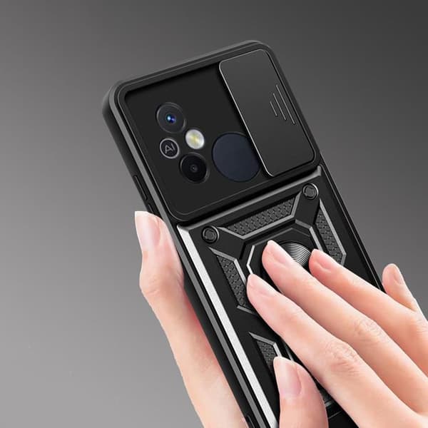 Tech-Protect Mobilskal till Xiaomi Redmi 12C Camshield Pro Svart