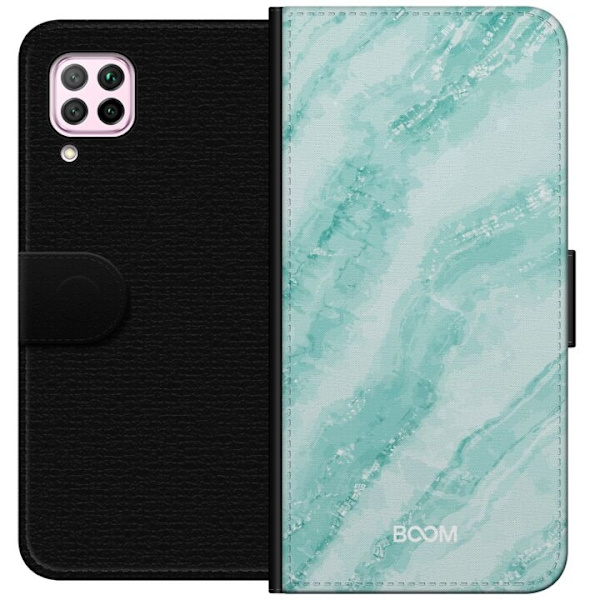 Plånboksfodral till Huawei P40 lite med Mint Marble
