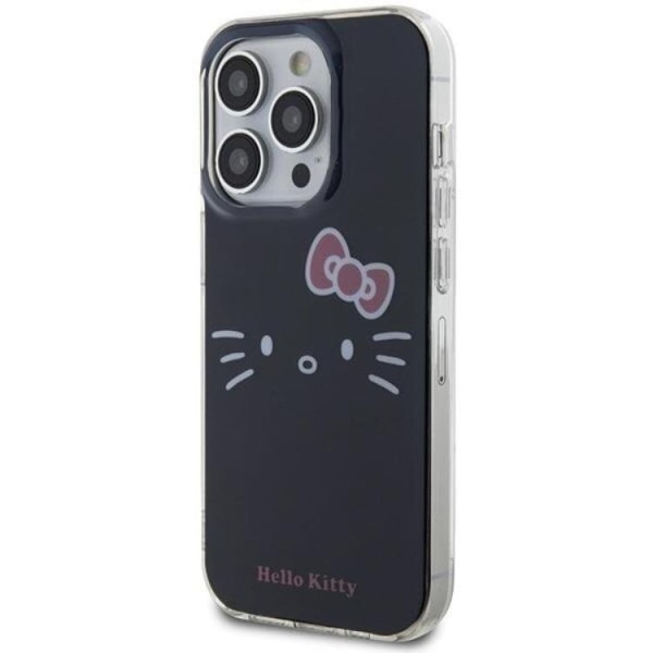 Hello Kitty iPhone 15 Pro Mobilskal IML Kitty Face - Svart