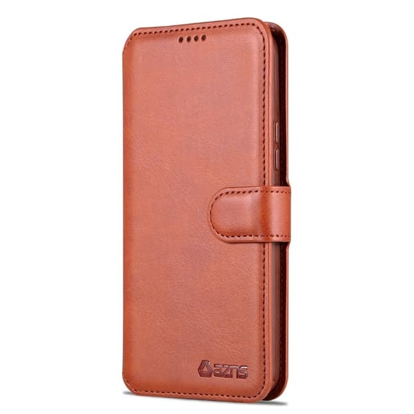 AZNS Samsung Galaxy A54 5G Plånboksfodral Konstläder - Brun