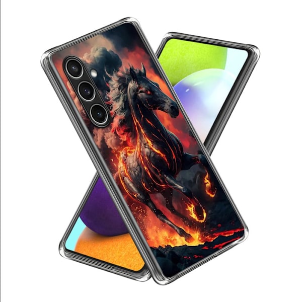 Mobilskal för Samsung Galaxy S26 Plus Tryckt IMD Shockproof TPU - Eldhäst