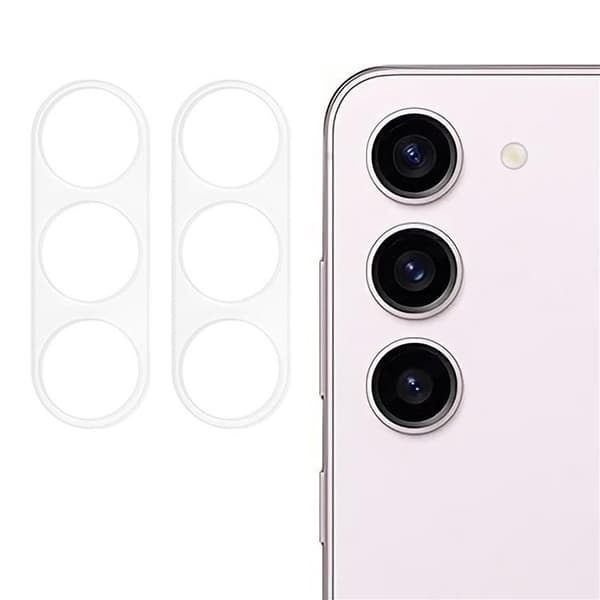 [2-PACK] Galaxy S24 Plus Kameralinsskydd i Härdat glas - Clear Transparent