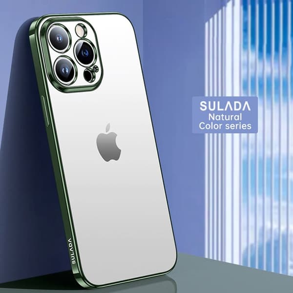 SULADA Nature Series Mobilskal till iPhone 14 Pro Max TPU Grön