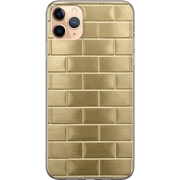 Mobilskal till Apple iPhone 11 Pro Max med Gyllene Murstenar
