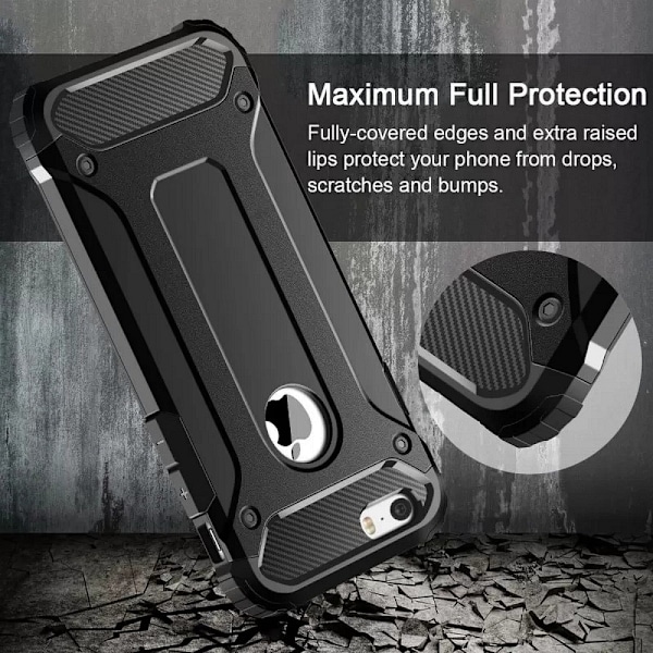 ARMOR Skal till iPhone 6/6S Svart Svart