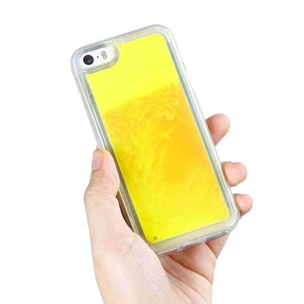 Liquid Neon Sand skal till iPhone 5/5s/SE - Orange Orange