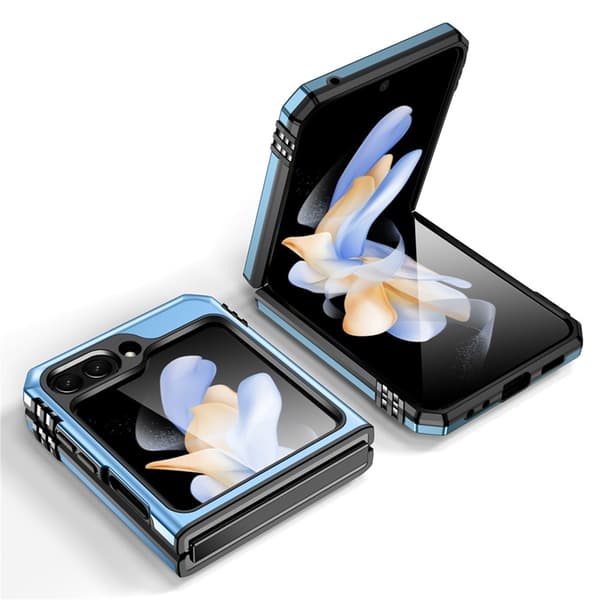 Mobilskal till Galaxy Z Flip7 FE/Z Flip6 Armor Kickstand Blå