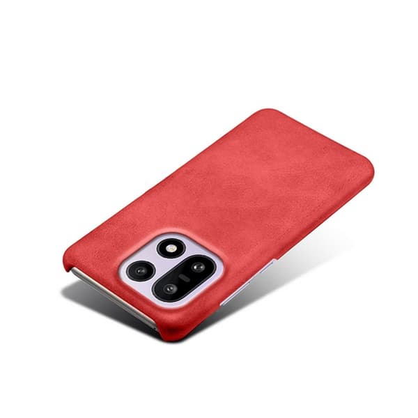 Mobilskal till OnePlus 15 5G Calf Texture PU Läder Röd