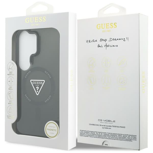 Guess Mobilskal För Galaxy S26 Ultra MagSafe IML Gradient Triangle - Svart Svart
