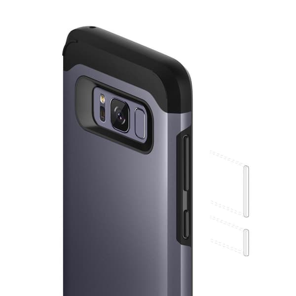 Caseology Legion Cover til Samsung Galaxy S8 - Orchid Grey Grå