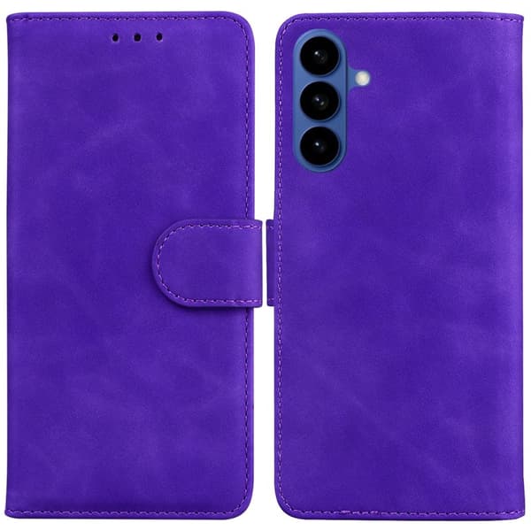 Plånboksfodral för Samsung Galaxy S26 Plus Konstläder - Lila
