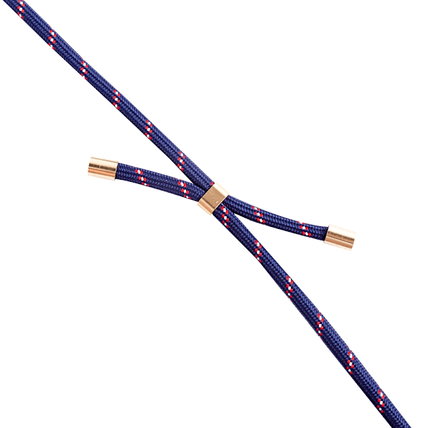 Boom iPhone 7/8/SE 2022 skal med mobilhalsband - Rope RedBlue Rope RedBlue