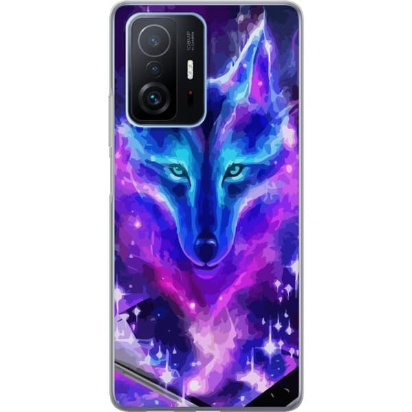 Telefontaske til Xiaomi 11T med Neon Wolf