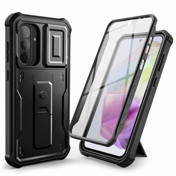 Tech- Protect Mobilskal till Galaxy A36 5G Kevlar Cam Plus - Svart