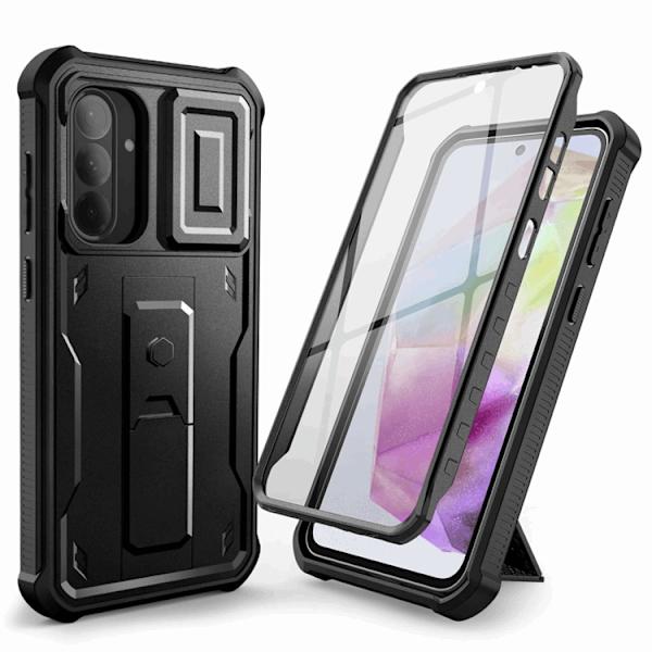 Tech- Protect telefontaske til Galaxy A36 5G Kevlar Cam Plus - Sort