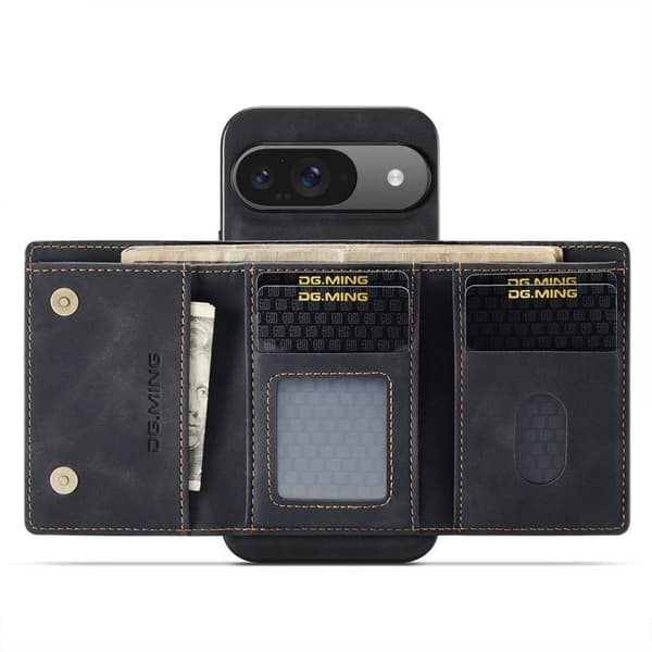 DG.MING M1 Series Mobilskal till Google Pixel 9 Pro Kickstand Svart