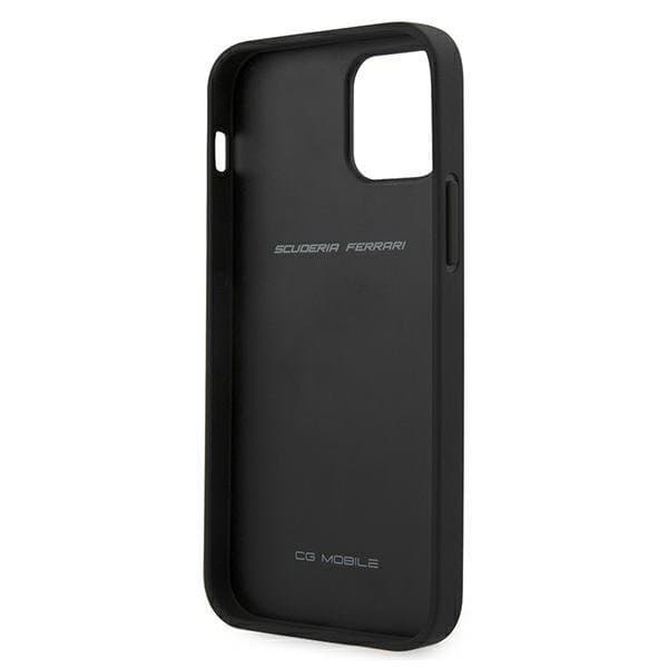 Ferrari iPhone 12 Pro Max Skal Off Track Quilted - Svart Black