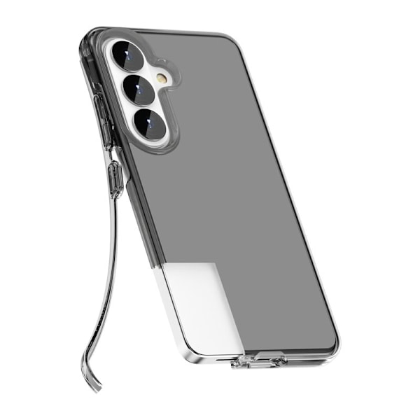 Mobilskal för Samsung Galaxy S26 Plus PC + TPU Stöttålig - Grå Transparent
