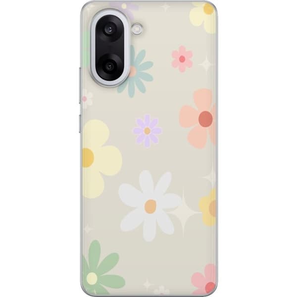 Mobilskal till OnePlus Nord CE5 med fejdande blommor