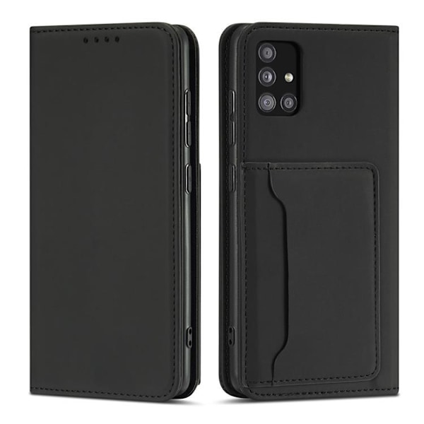 Galaxy A12 5G (2020/2021) Pungetui Magnet Stand - Sort Black