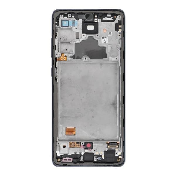 Galaxy A72 Skärm med LCD-display Service Pack GH82-25460A Svart