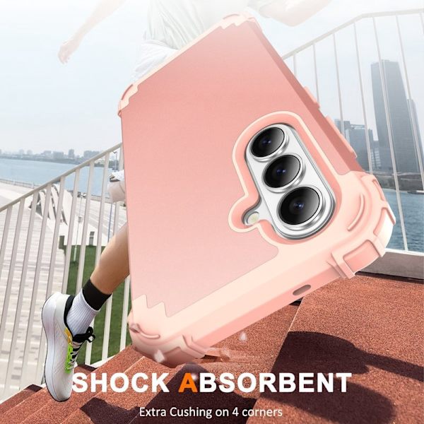 Mobilskal för Samsung Galaxy S26 Stötsäker PC + TPU - Roséguld