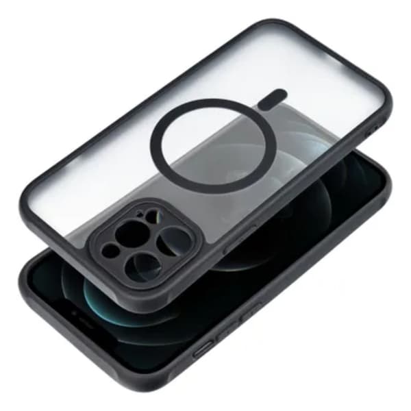 Telefontaske til iPhone 12 Pro Max Magsafe Matte - Sort Black