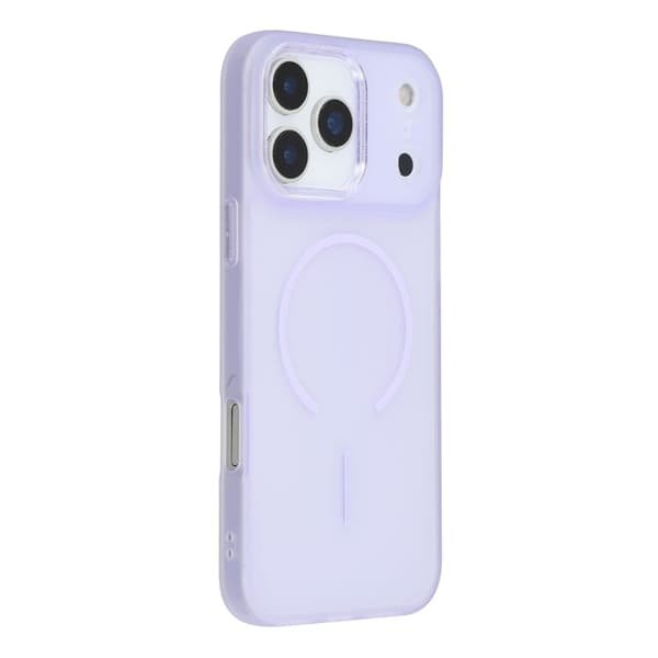 Mobilskal till iPhone 17 Pro MagSafe med Glitter Lins Frame - Lila Lila