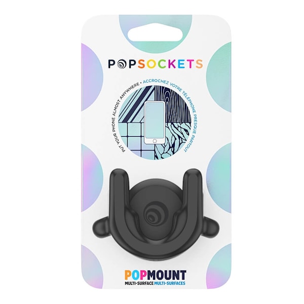 POPSOCKETS PopMount Multi-Surface Svart Black