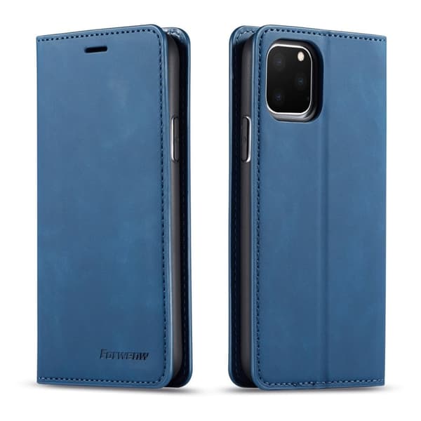 FORWENW Fantasy Series iPhone 11 Pro Plånboksfodral Konstläder - Blå