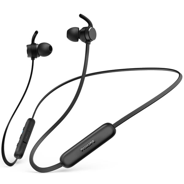 PHILIPS In-Ear Hovedtelefoner Halsbånd IPX5 - Sort Svart