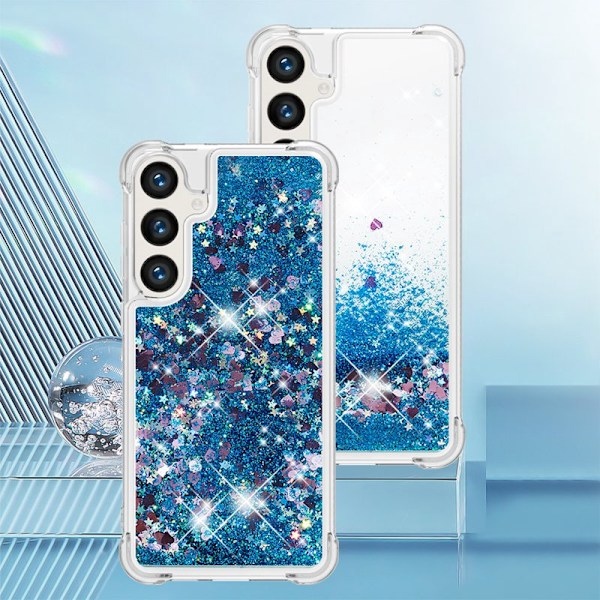 Mobilskal för Samsung Galaxy S26 Plus TPU Glitter Shockproof - Blå