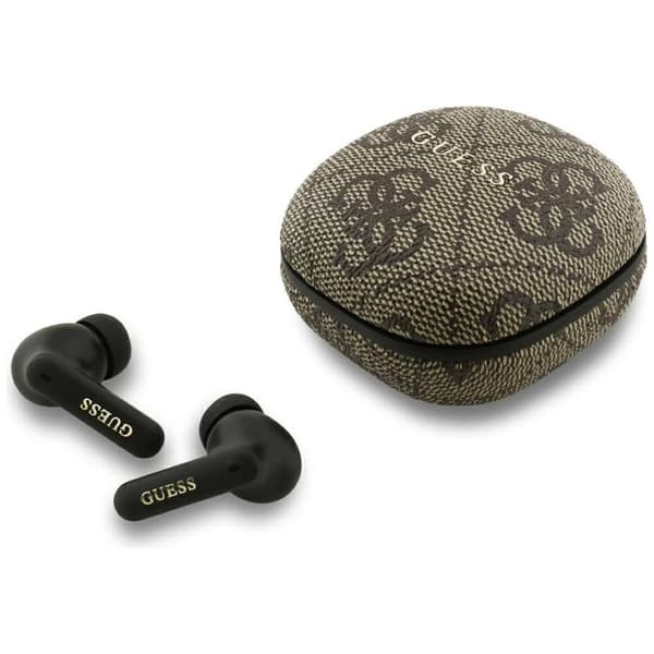 Guess TWS øretelefoner ENC 4G klassisk metallogo Brun
