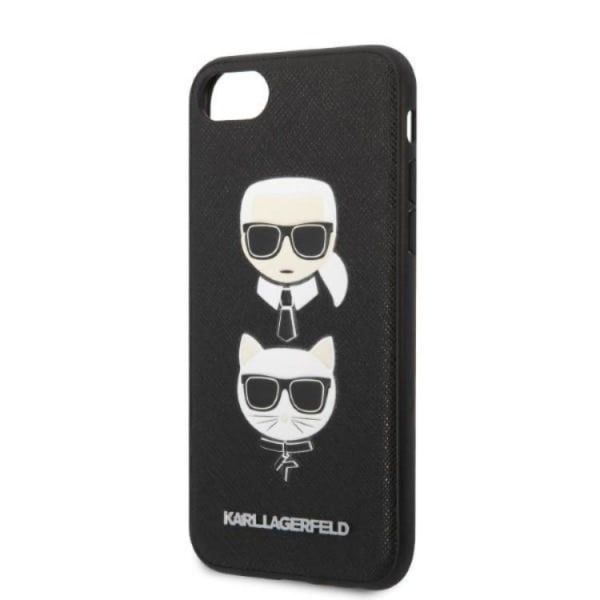 Karl Lagerfeld iPhone 7/8/SE etui Saffiano Ikonik Karl & Choupet