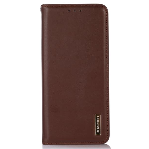 KHAZNEH Samsung Galaxy S26 / S26 Pro Plånboksfodral Äkta Läder - Brun