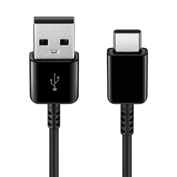 [2-Pack] Samsung USB-C till USB-A kabel 1.5m - Svart Black