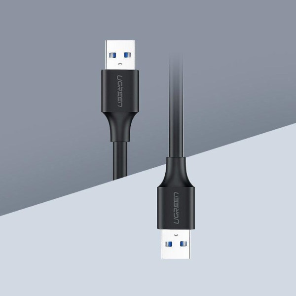 UGreen USB 3.0 male USB 3.0 male Kabel 2m Grå grå