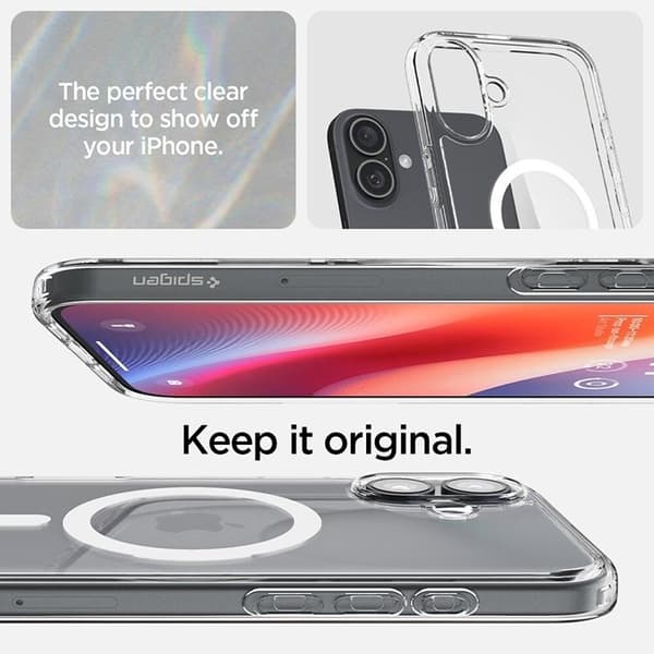 Spigen Mobilskal till iPhone 16 Plus MagSafe Ultra Hybrid - Vit Vit