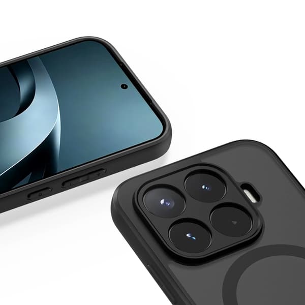 Tech-Protect Mobilskal För Xiaomi 17T MafSafe Magmat - Matt Svart