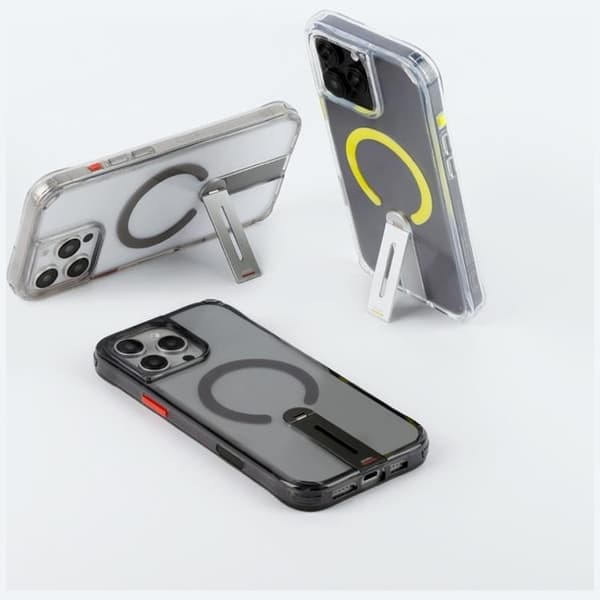 Skinarma Telefontaske til iPhone 16 Pro Max MagSafe Helix 360 - Sort Svart