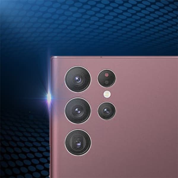 Mocolo Galaxy S23 Ultra -kameran linssuoja näytönsuoja - läpinäkyvä Transparent