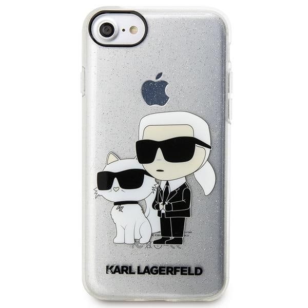 Karl Lagerfeld iPhone 7/8/SE 2020 Skal Gliter Karl&Choupette