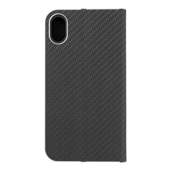 Forcell iPhone XR -kotelo Luna Carbon - musta