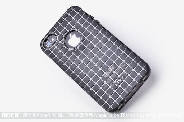 Rock Flexicase skydd till Apple iPhone 4 och 4S (Black) Svart
