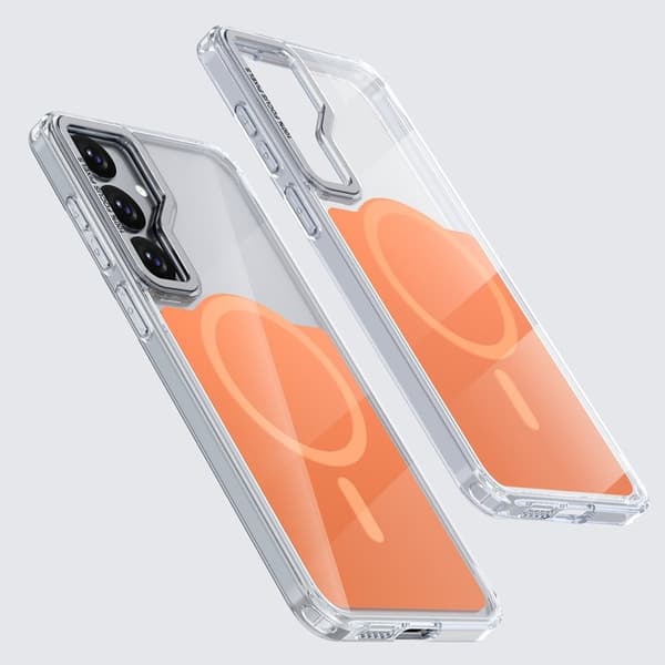 Mobilskal för Samsung Galaxy S26 Magnetiskt Shockproof TPU - Orange